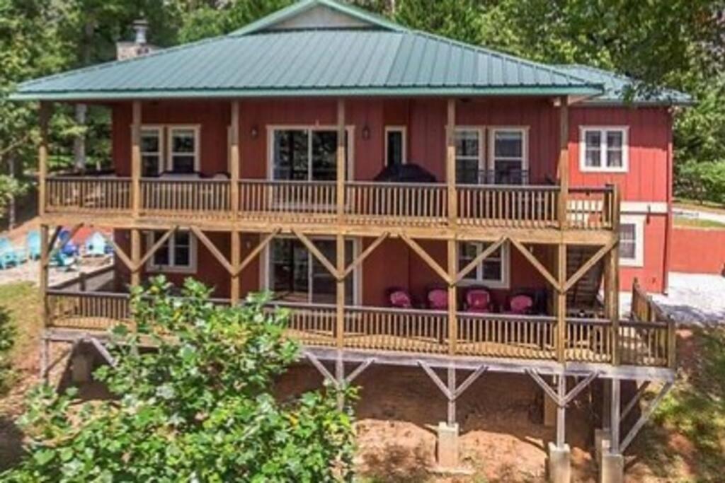 Red Rooster Family Cabin W/Hot Tub+Fire Pit+View Franklin Exterior photo