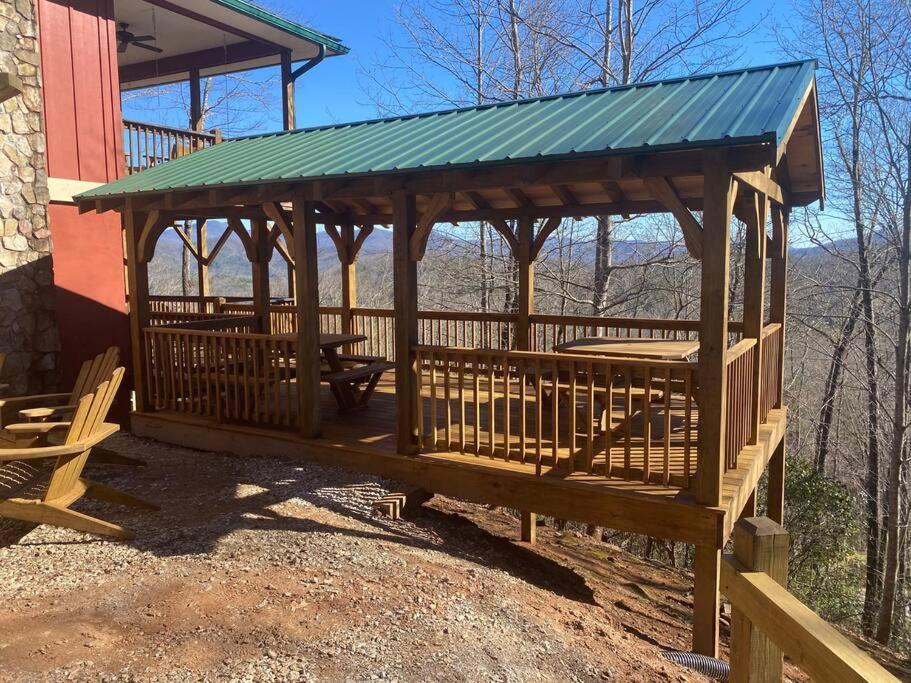 Red Rooster Family Cabin W/Hot Tub+Fire Pit+View Franklin Exterior photo